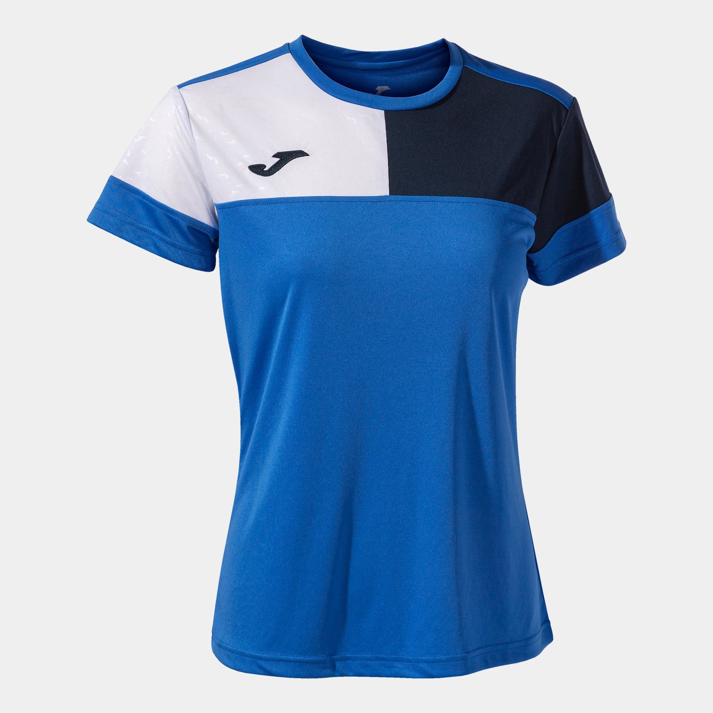 Crew V T-shirt - royal/navy/hvid - Joma