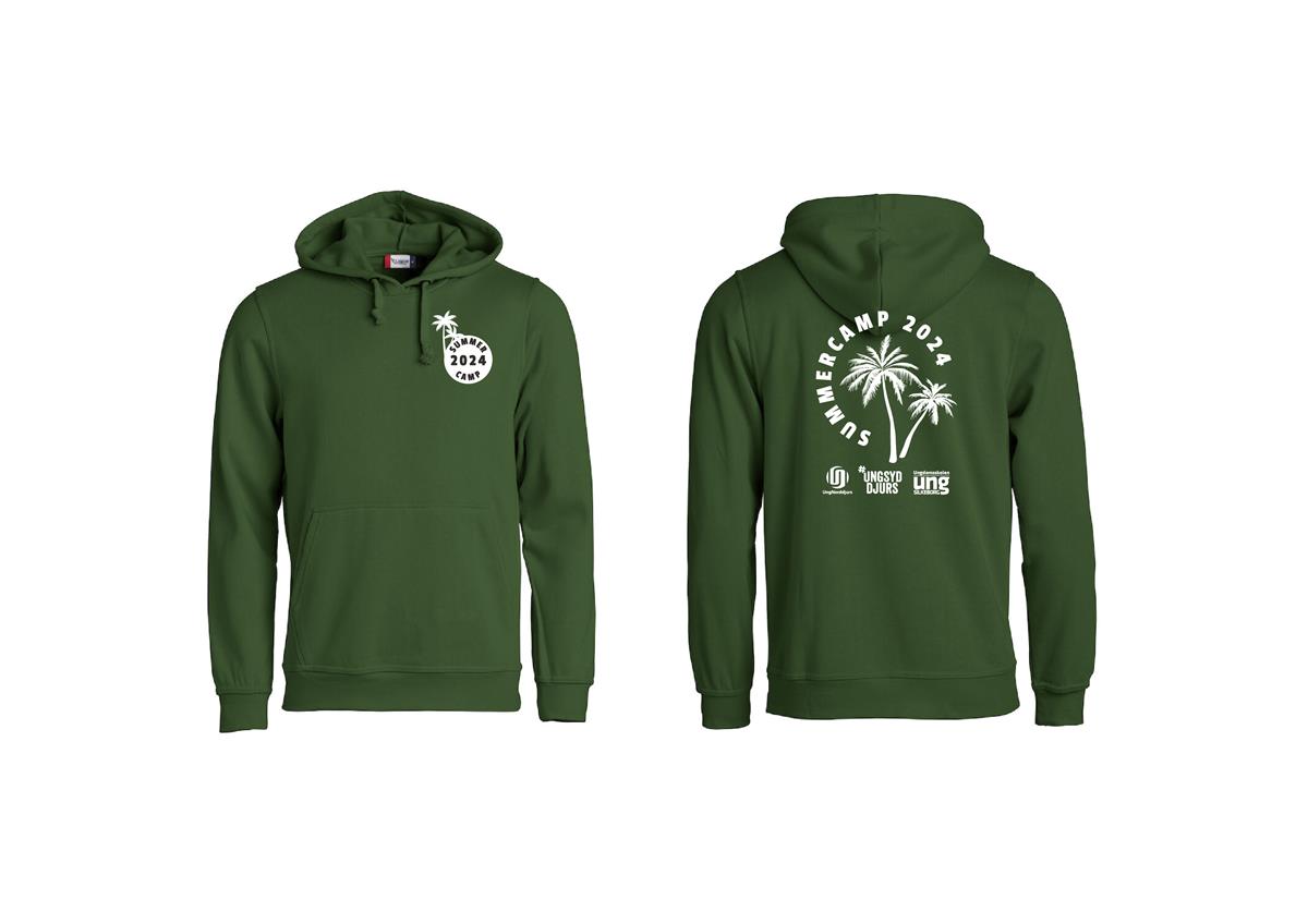 Sweatshirt - Flaskegrøn - Sommercamp 2024