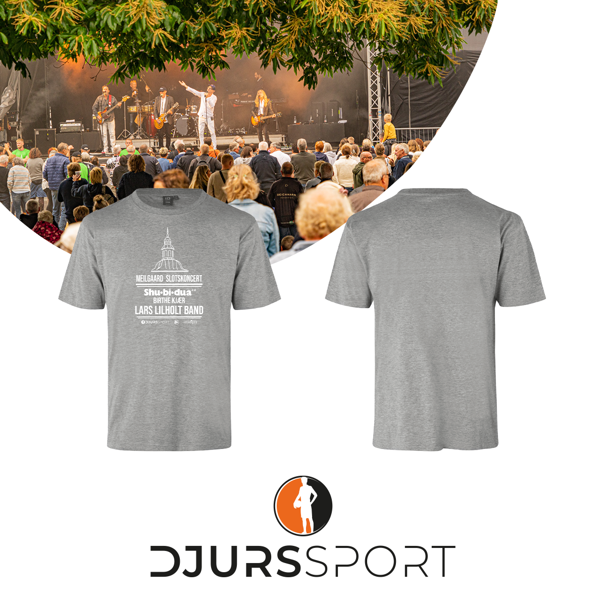 Meilgaard Slotskoncert t-shirt 2024 - Grå - Meilgaard Slotskoncert
