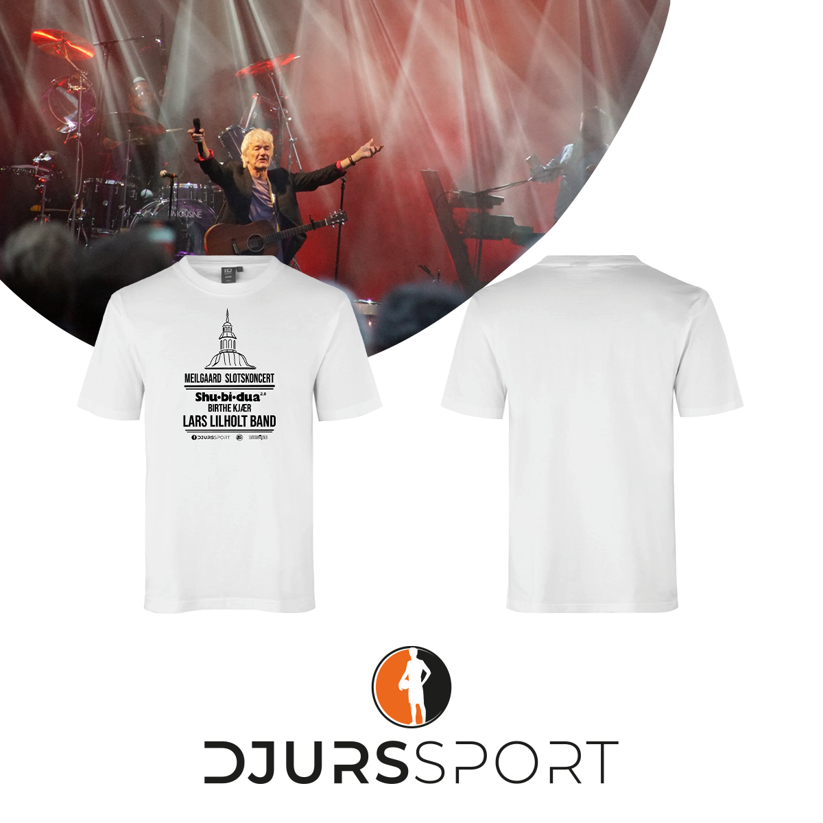 Meilgaard Slotskoncert t-shirt 2024 - Hvid - Meilgaard Slotskoncert