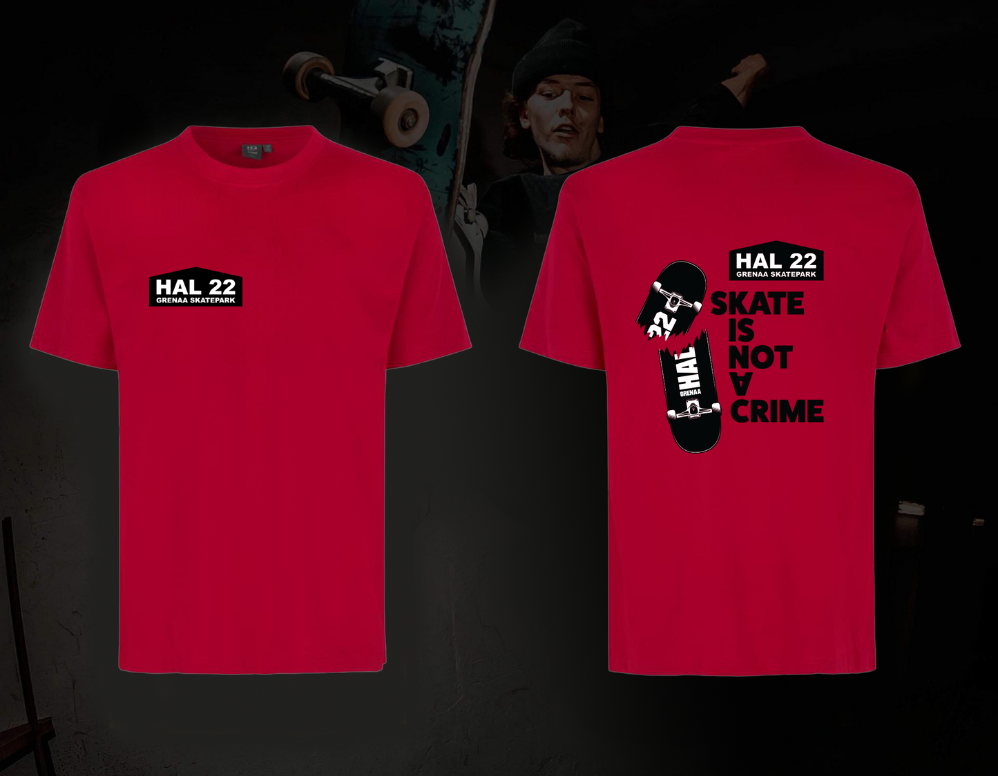 T-shirt - rød - Hal 22