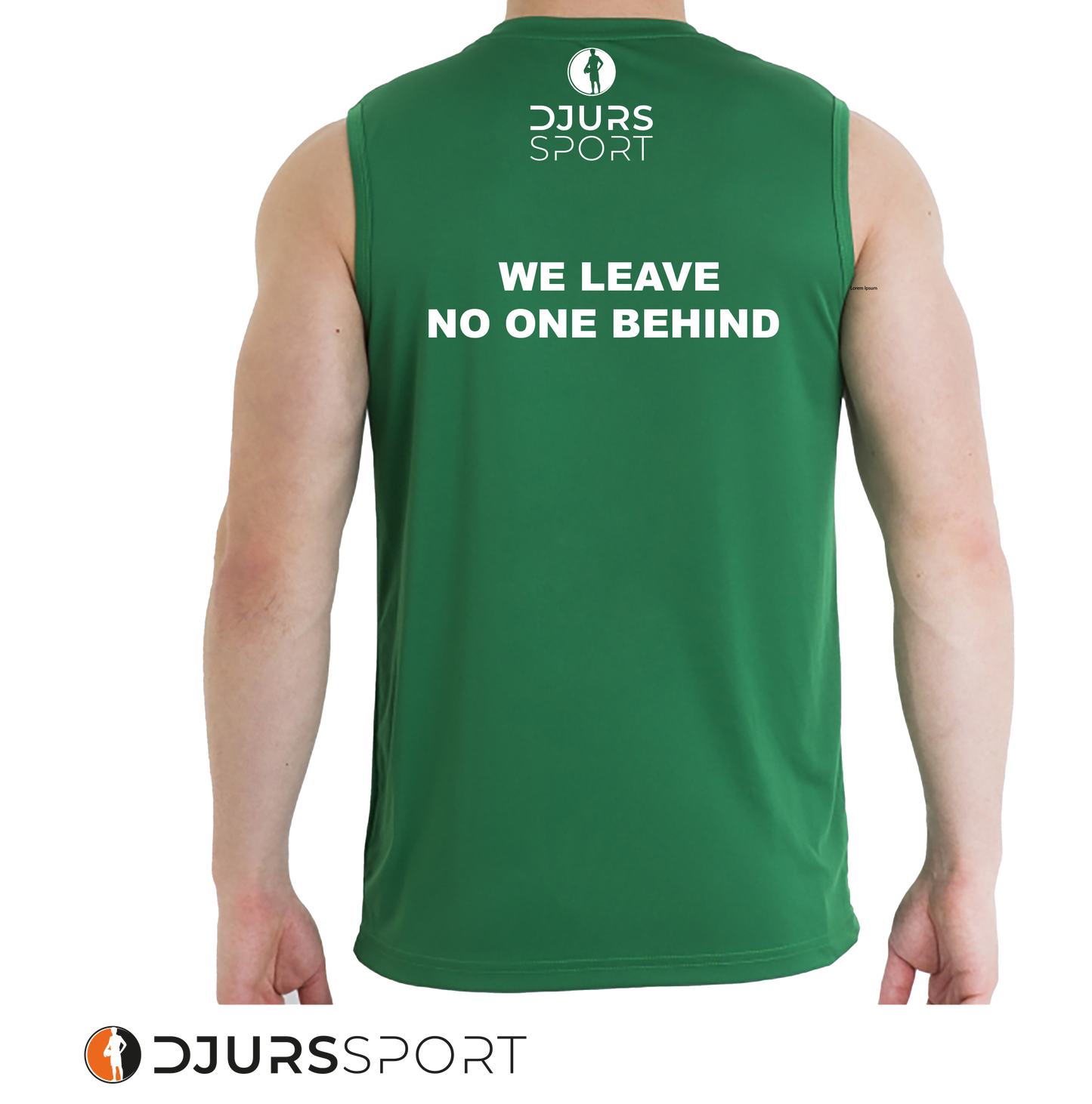T-Shirt uden ærmer (Herre) - We Leave No One Behind