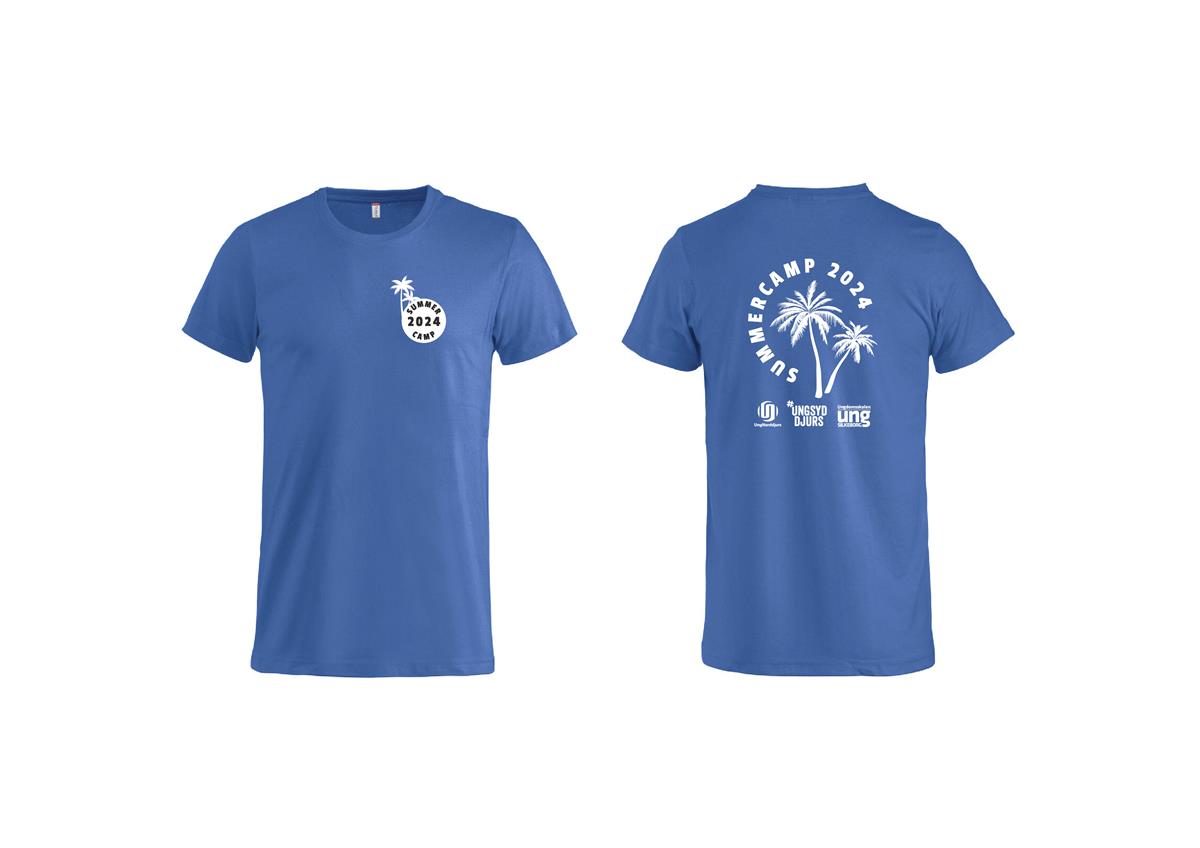 T-shirt - Kongeblå - Sommercamp 2024