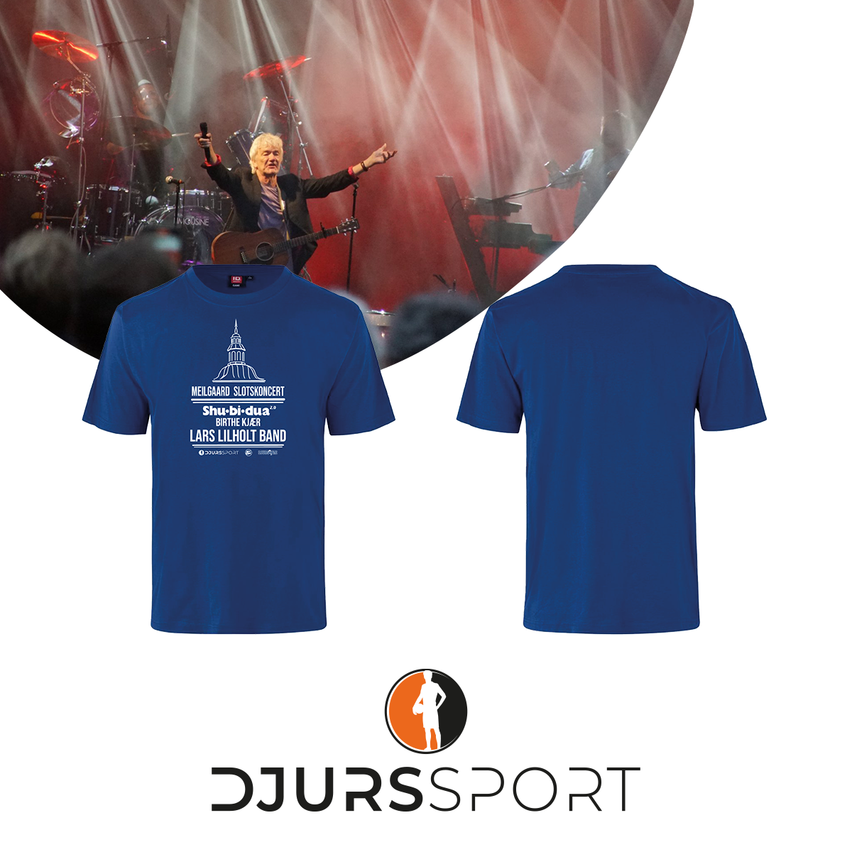 Meilgaard Slotskoncert t-shirt 2024 - Kongeblå - Meilgaard Slotskoncert