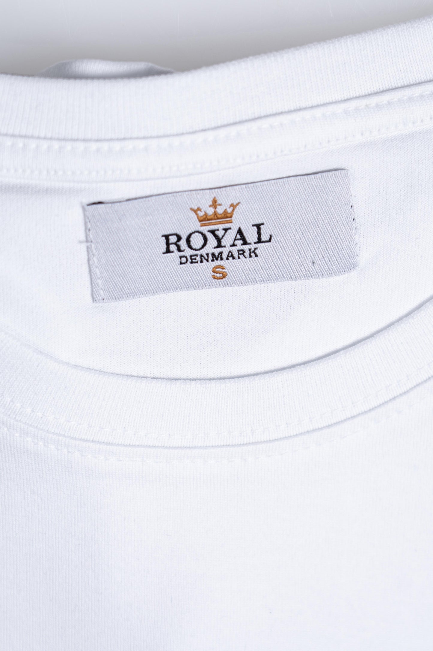 Kortærmet T-shirt - hvid - Royal Denmark