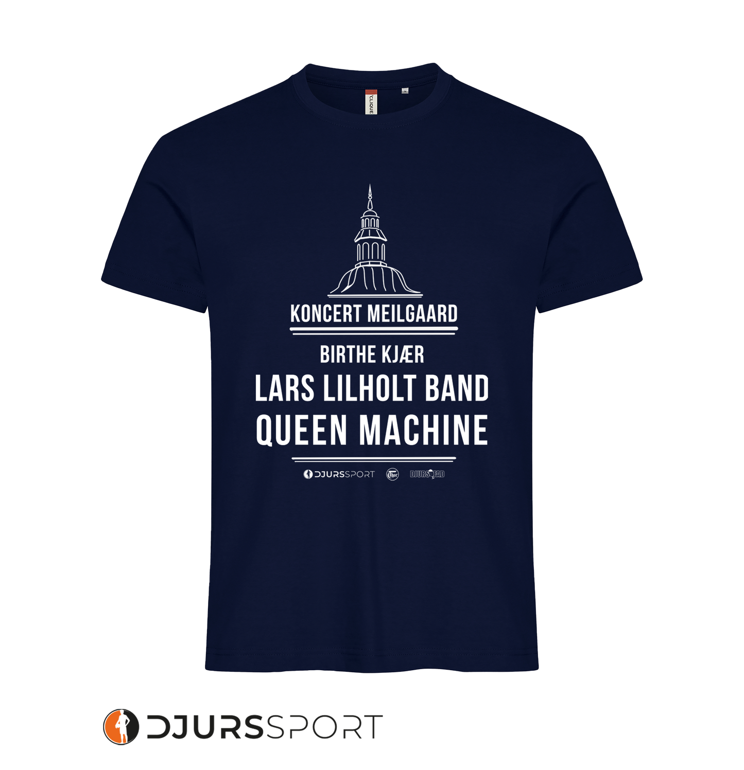 Meilgaard Slotskoncert 2026 T-shirt - Mørkeblå